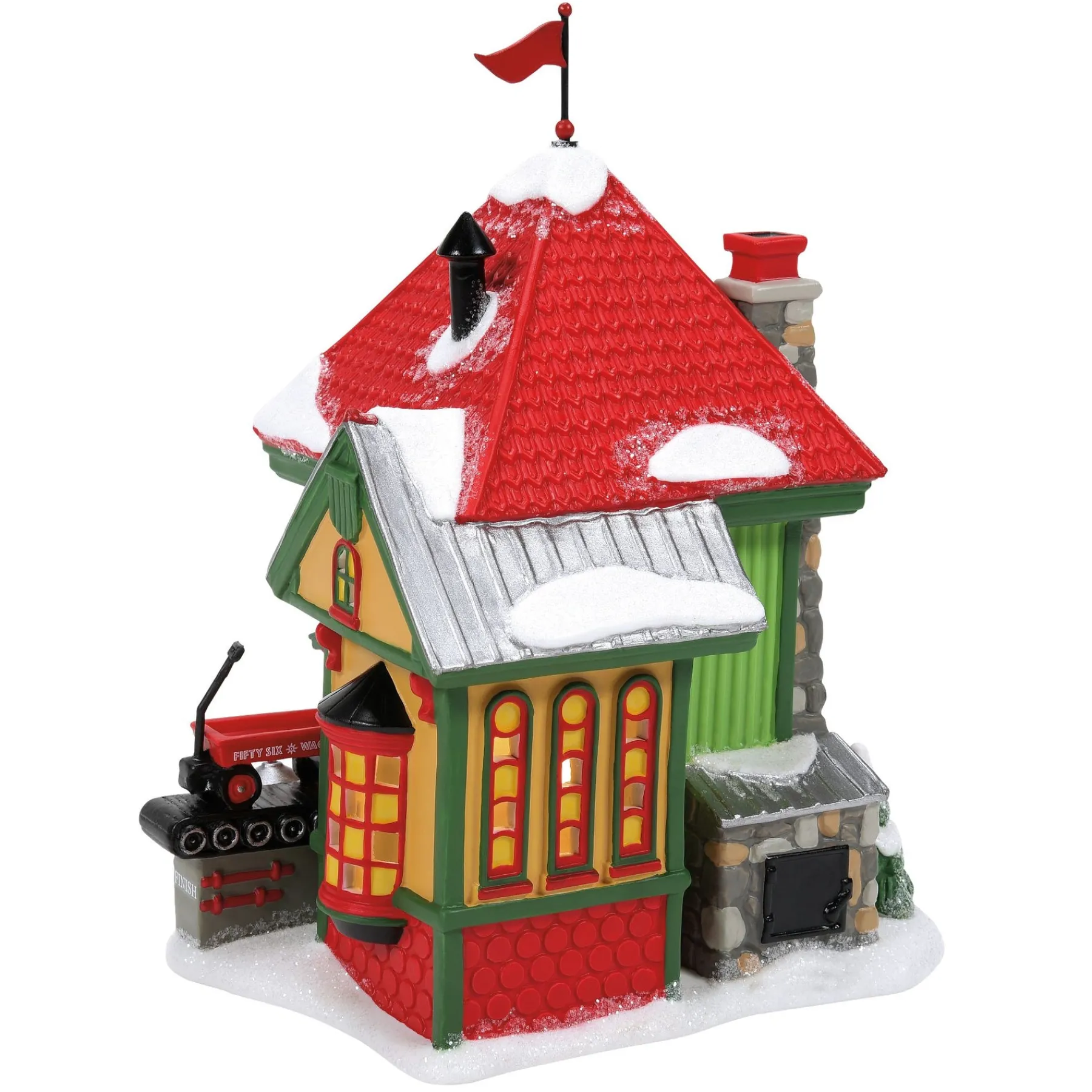 Department 56 North Pole Series|56 Wagon Factory