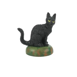 Department 56 Halloween Village Accessories|A Clowder Of Black Cats
