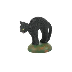 Department 56 Halloween Village Accessories|A Clowder Of Black Cats