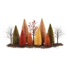 Department 56 Halloween Village Accessories|A Splendid Fall Landscape Set