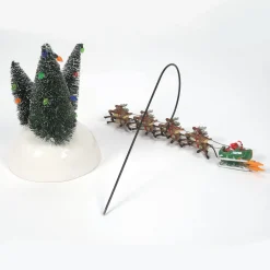 Department 56 The Original Snow Village|Animated Flaming Sleigh