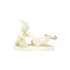 Department 56 Snowbabies Classic Collection|Snowbabies Christmas Jubilee Collection|Candy Cane Chase