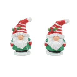 Department 56 Village Accessories|Candy Cane Gnomes set of 2