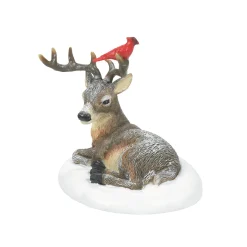 Department 56 Village Accessories|Cardinal Christmas Deer