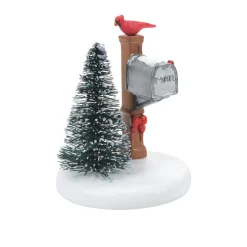 Department 56 Village Accessories|Cardinal Christmas Mailbox