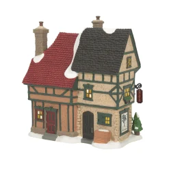 Department 56 Dickens' A Christmas Carol|Christmas Carol Cornhill Shops