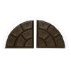 Department 56 Village Accessories|Cocoa & Cream S/2 Curve Rd