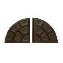 Department 56 Village Accessories|Cocoa & Cream S/2 Curve Rd