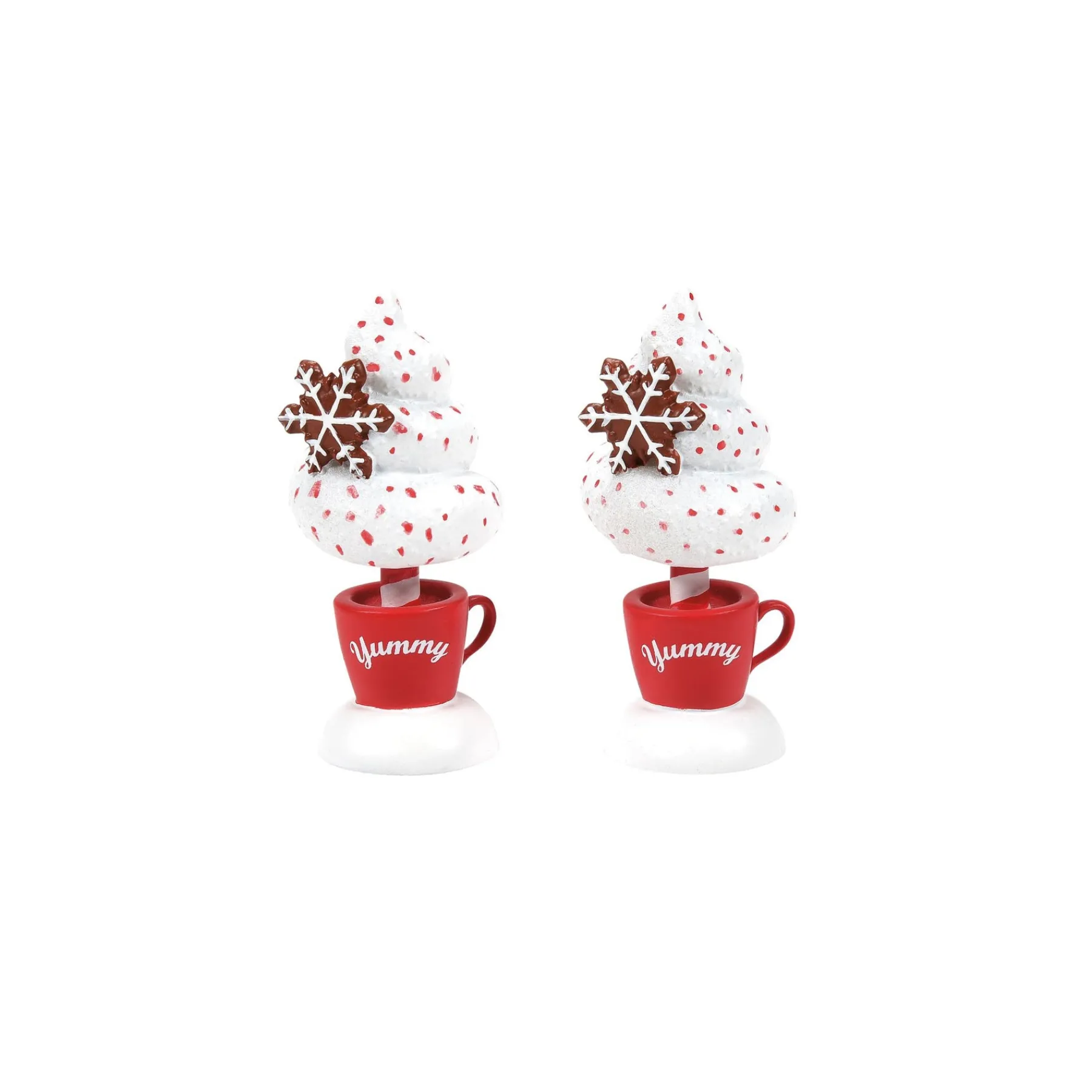 Department 56 Village Accessories|Cocoa & Cream Topiary S/2
