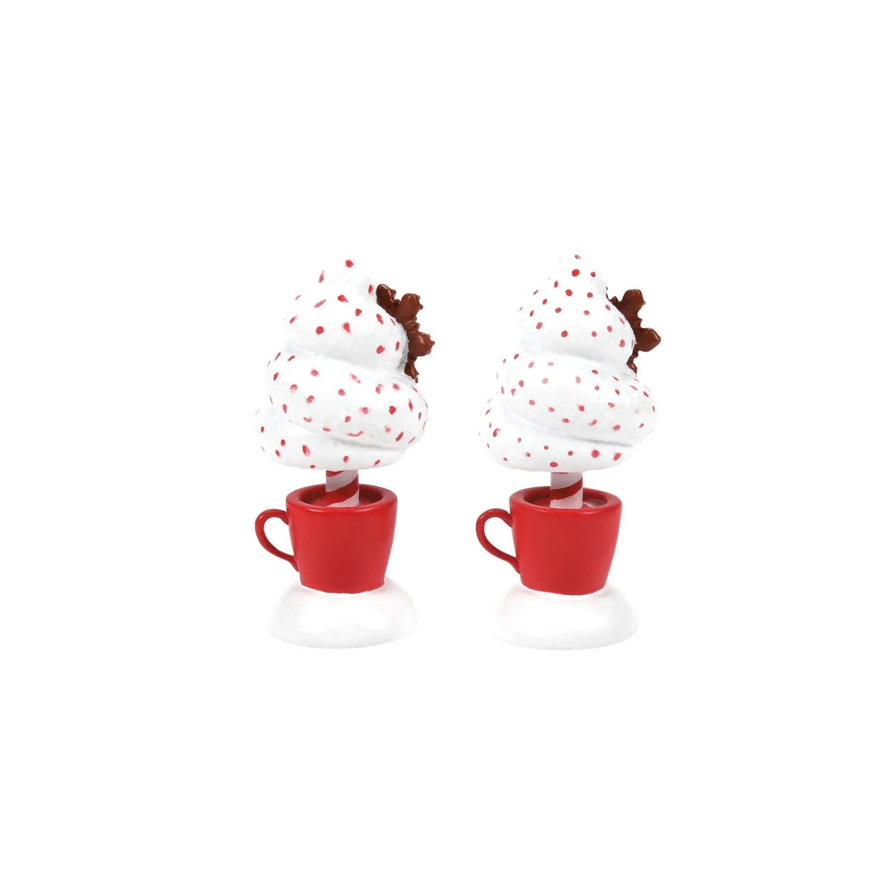 Department 56 Village Accessories|Cocoa & Cream Topiary S/2
