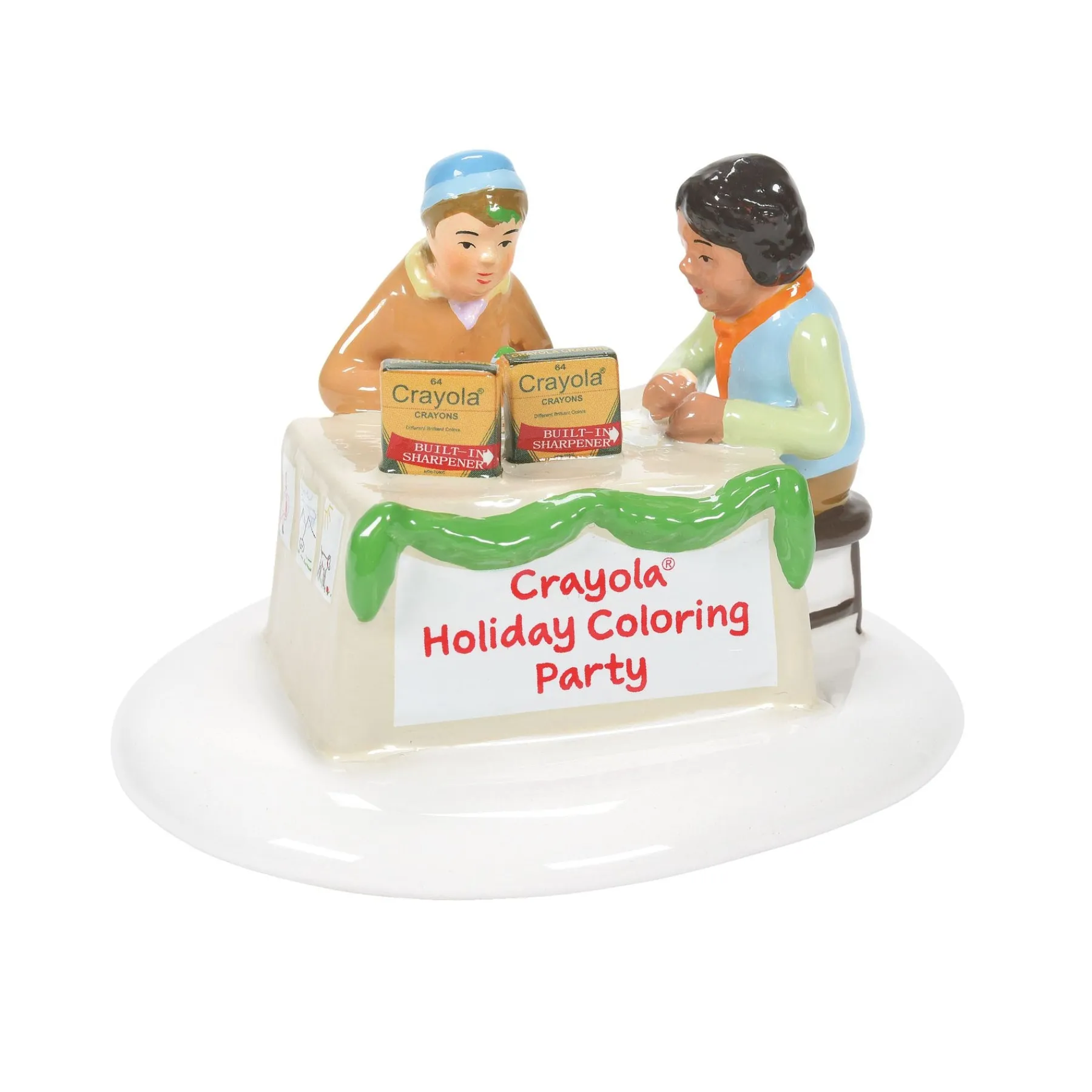 Department 56 The Original Snow Village|Crayola Holiday Coloring Party