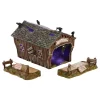 Department 56 Halloween Village Accessories|Crow Creek Covered Bridge