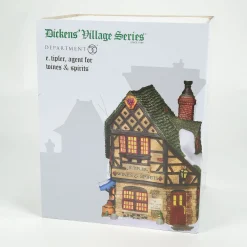Department 56 Dickens Village Series|E Tipler Agent Wine Spirits