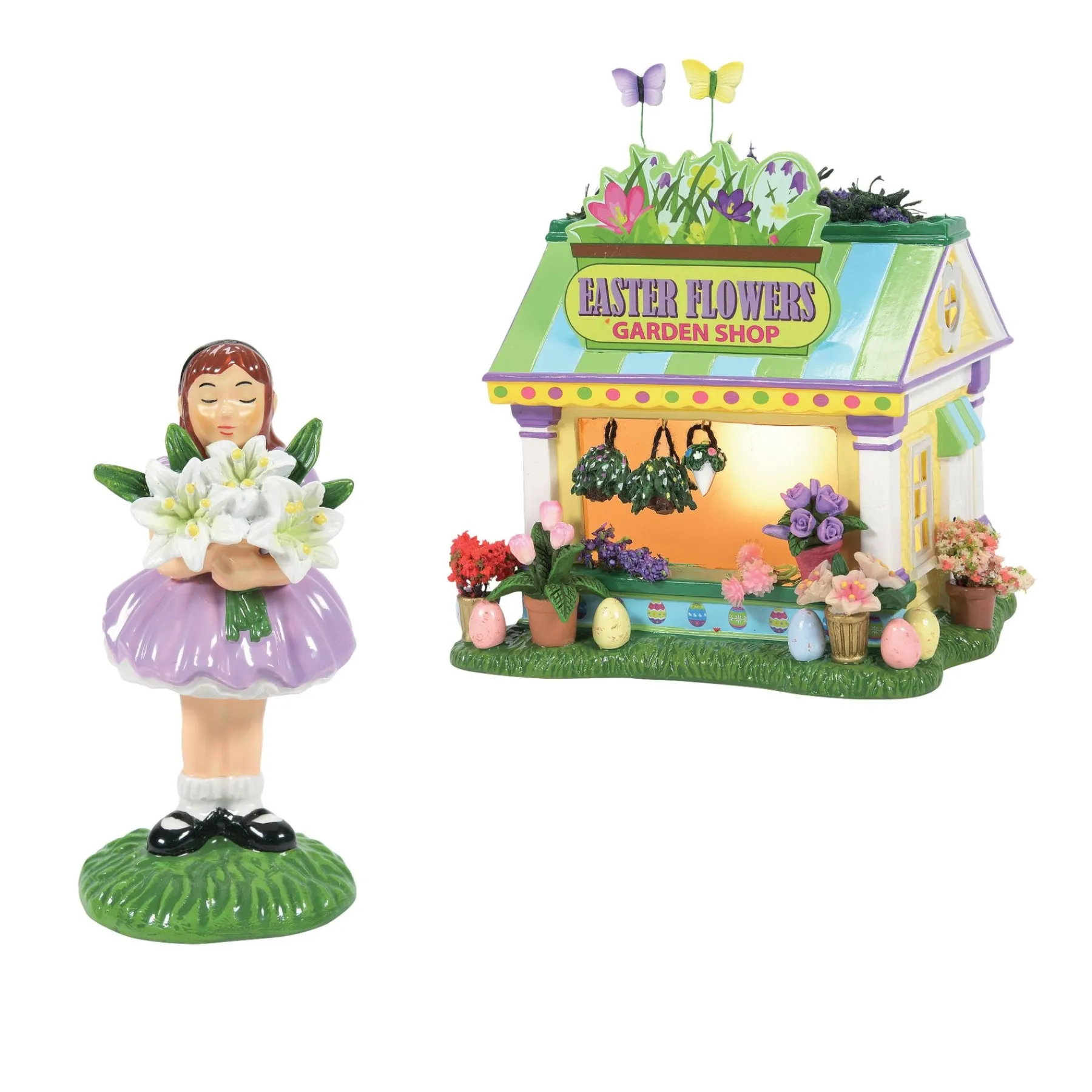 Department 56 The Original Snow Village|Easter Gardens Flower Shop
