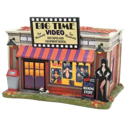 Department 56 Hot Properties Village|Elvira's Big Time Video Store