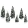 Department 56 Village Accessories|Frosted Pine Grove, Set of 6