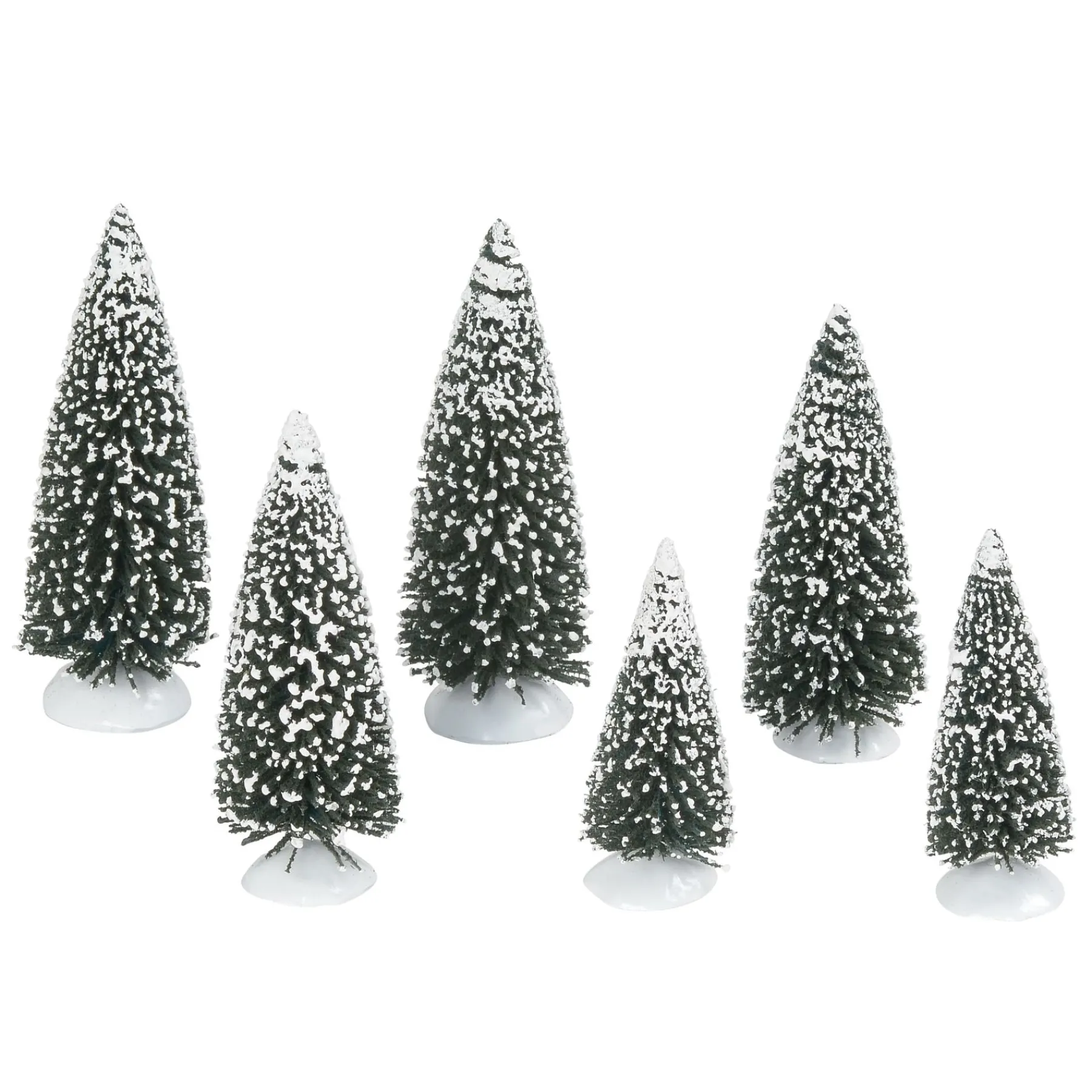 Department 56 Village Accessories|Frosted Pine Grove, Set of 6