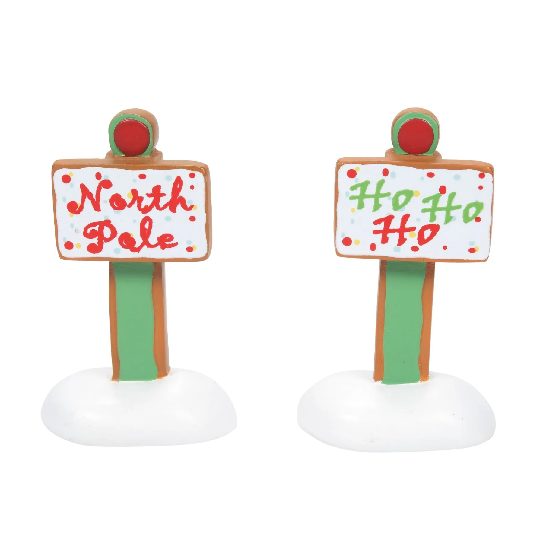 Department 56 Village Accessories|Gingerbread Xmas Signs St/2