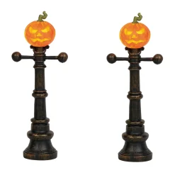 Department 56 Halloween Village Accessories|Halloween Street Lamps