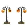 Department 56 Halloween Village Accessories|Hallows Eve Lit Street Lamps