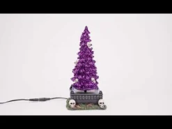 Department 56 Halloween Village Accessories|Haunted Skull Tree