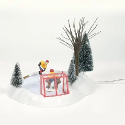 Department 56 Village Accessories|Hockey Practice Animated