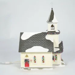 Department 56 The Original Snow Village|Holy Family Church, set of 2