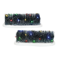 Department 56 Village Accessories|LIT Frosted Hedges