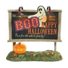 Department 56 Halloween Village Accessories|Lit Ghost Billboard