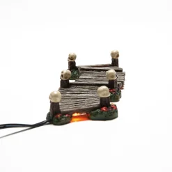 Department 56 Halloween Village Accessories|LIT Haunted Boardwalk
