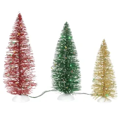 Department 56 Village Accessories|Lit Holiday Pines