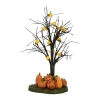 Department 56 Halloween Village Accessories|Lit Jack-O-Lantern Tree