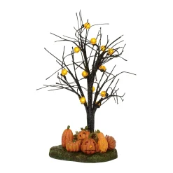 Department 56 Halloween Village Accessories|Lit Jack-O-Lantern Tree