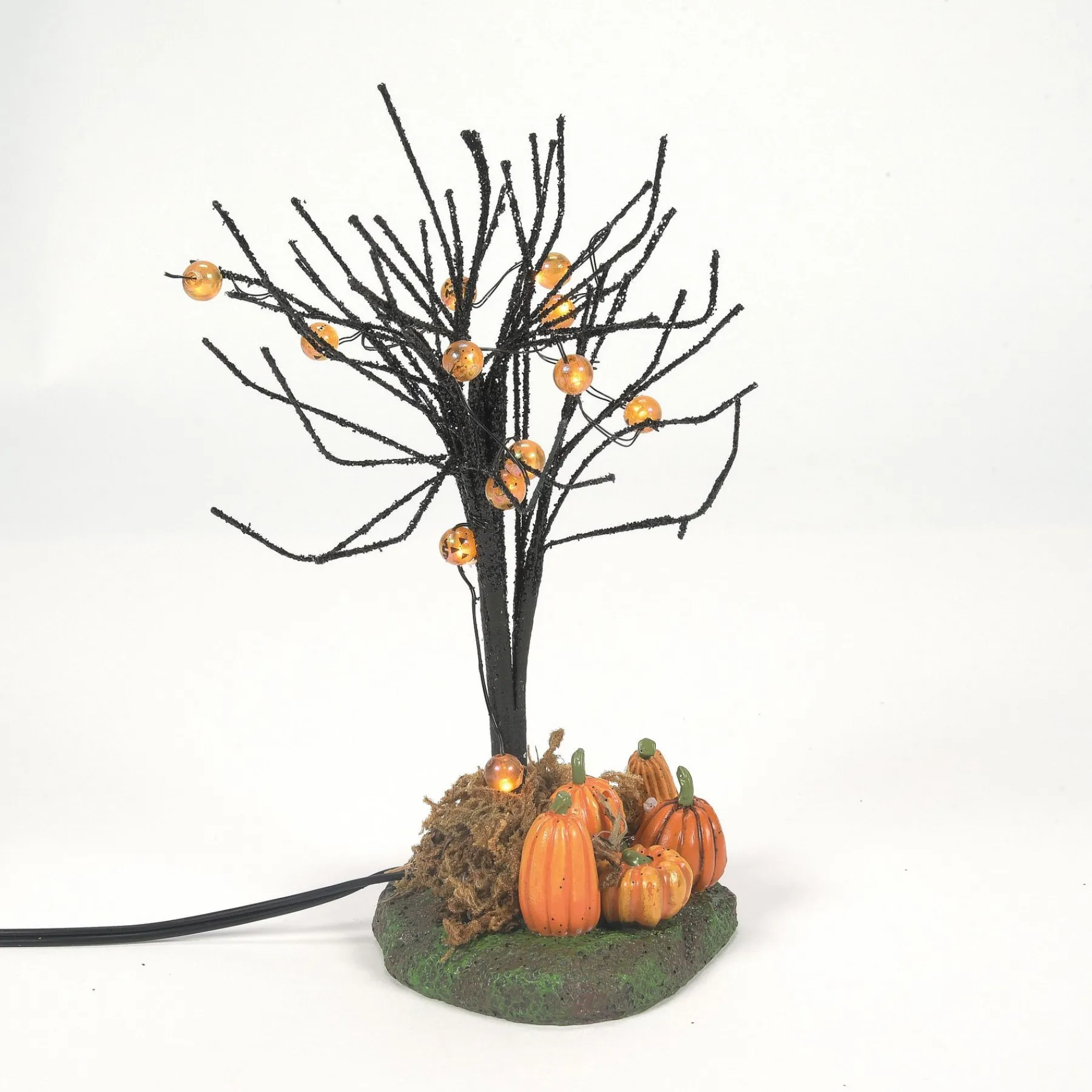 Department 56 Halloween Village Accessories|Lit Jack-O-Lantern Tree