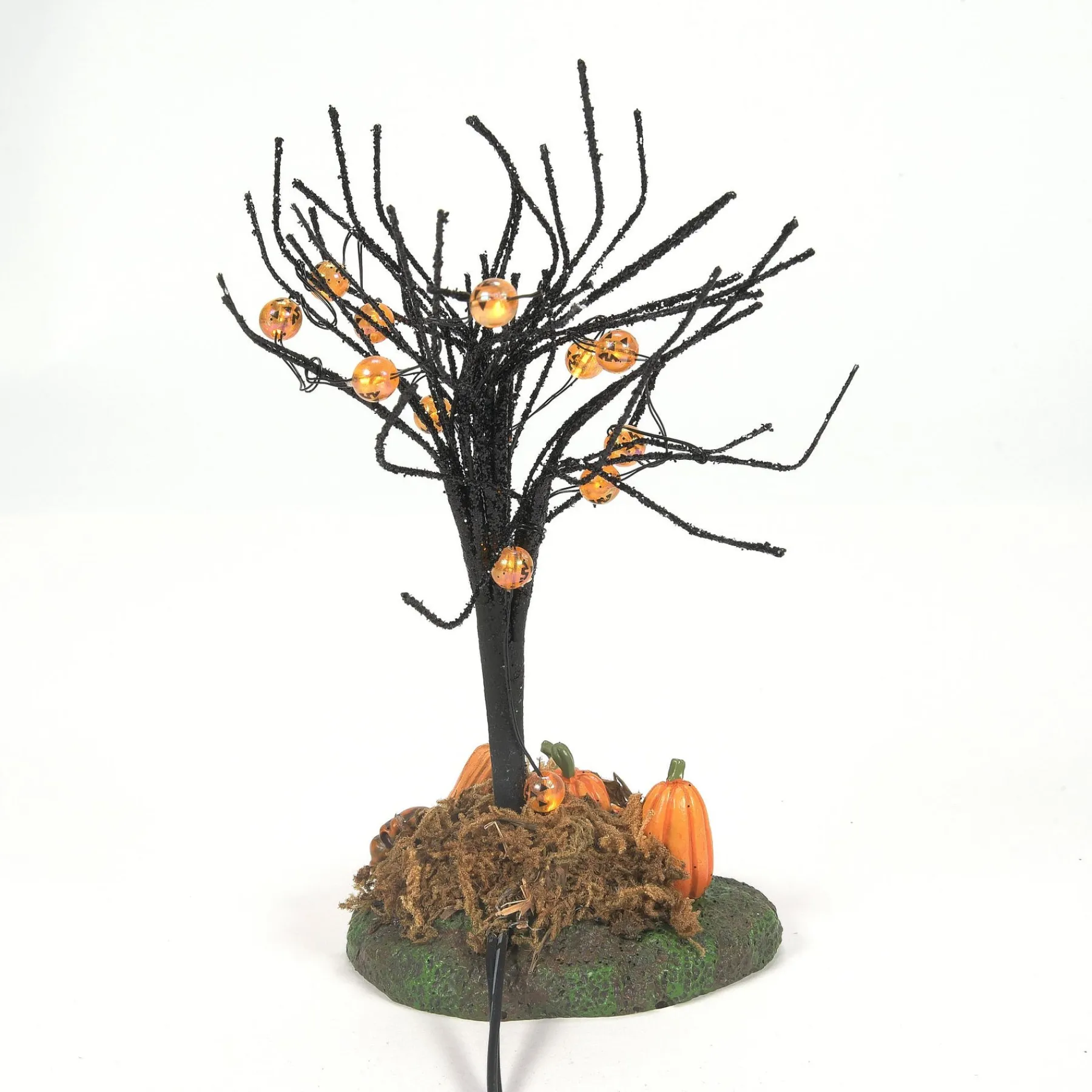 Department 56 Halloween Village Accessories|Lit Jack-O-Lantern Tree