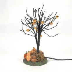 Department 56 Halloween Village Accessories|Lit Jack-O-Lantern Tree