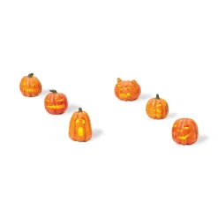 Department 56 Halloween Village Accessories|Lit Jack-O-Lanterns