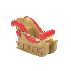 Department 56 Village Accessories|Lit Santa's Golden Sleigh