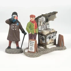 Department 56 Dickens Village Series|London Newspaper Stand