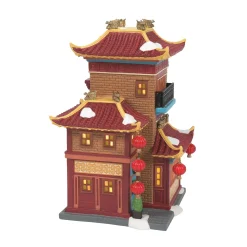 Department 56 Christmas In The City Series|Lunar Dragon Tea House