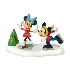 Department 56 Disney Village|Mickey & Minnie Go Skating