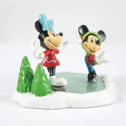 Department 56 Disney Village|Mickey & Minnie Go Skating