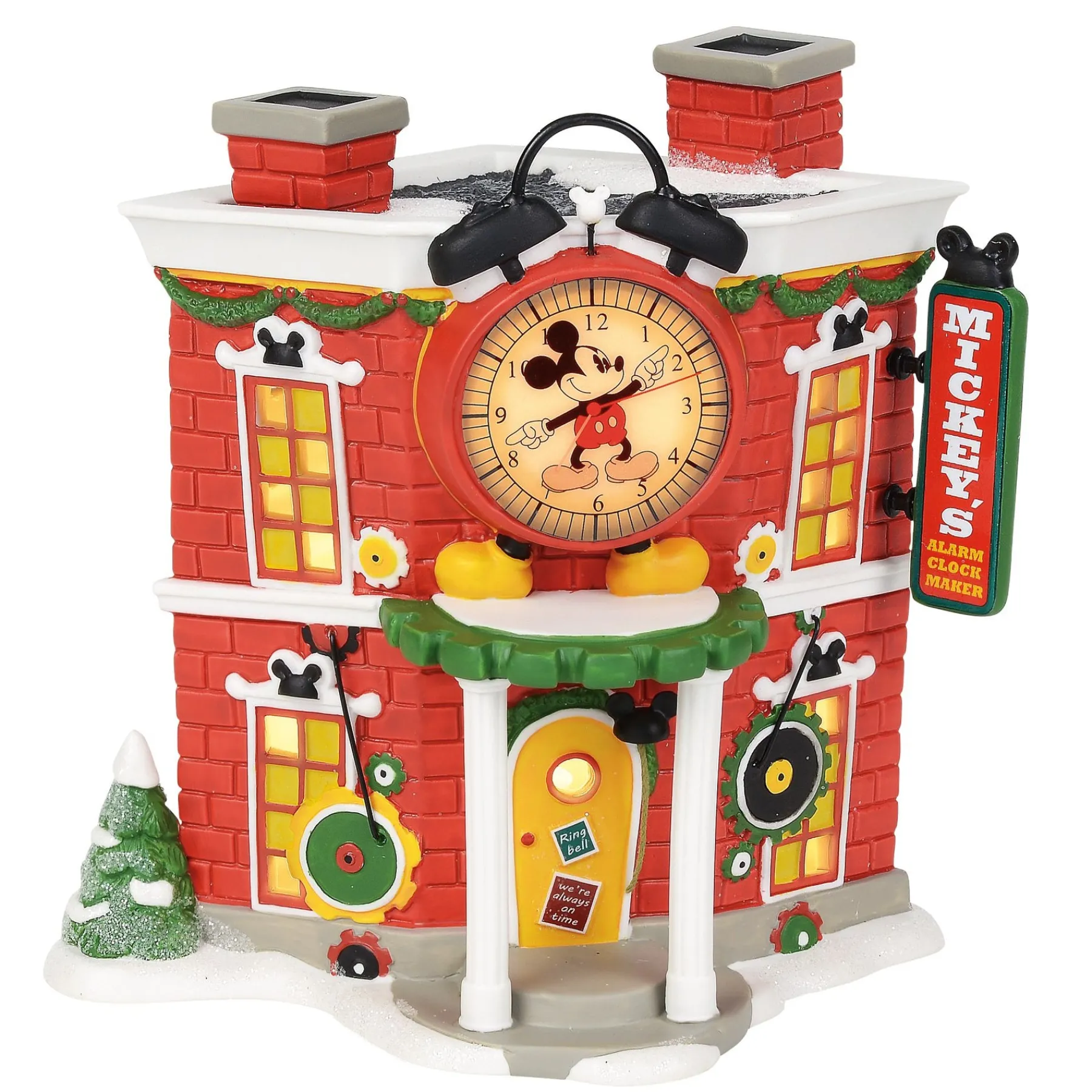 Department 56 Disney Village|Mickey's Alarm Clock Shop