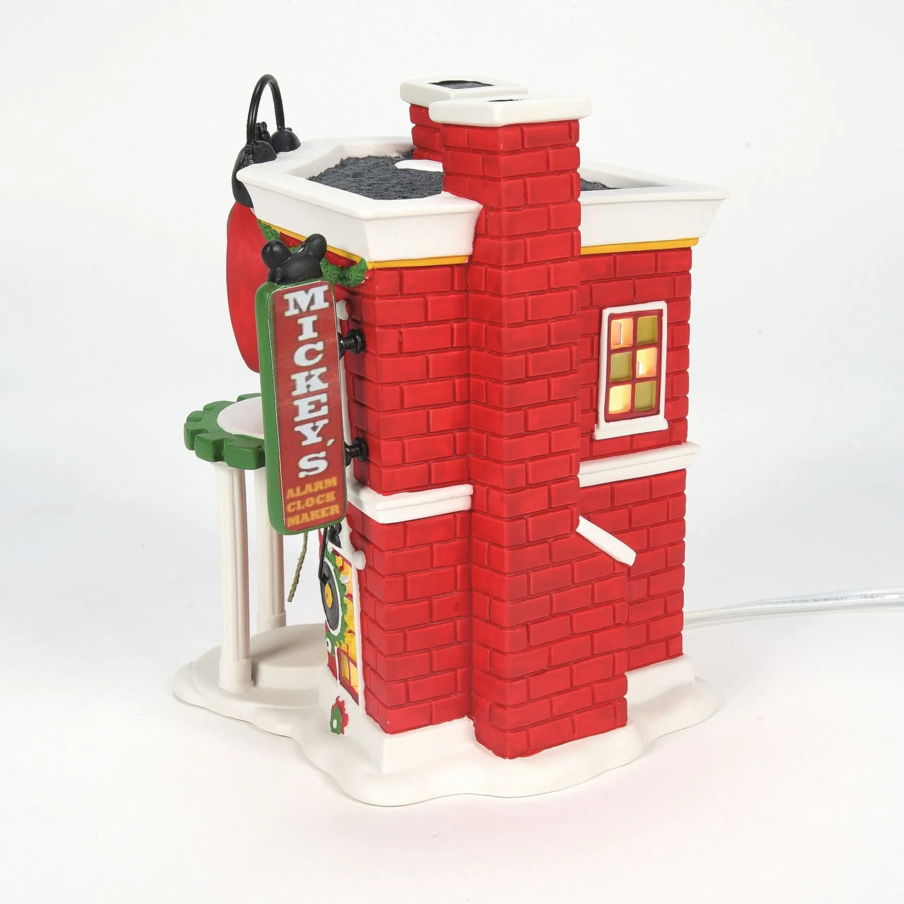 Department 56 Disney Village|Mickey's Alarm Clock Shop