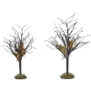 Department 56 Halloween Village Accessories|Midnight Moss Trees
