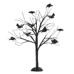 Department 56 Halloween Village Accessories|Murder Of Crows, Tree