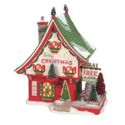 Department 56 North Pole Series|North Pole Sisal Tree Factory