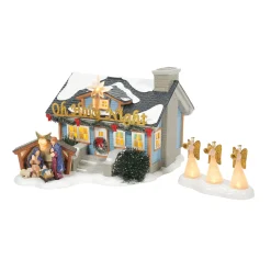 Department 56 The Original Snow Village|Oh Holy Night House