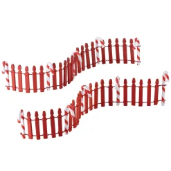 Department 56 Village Accessories|Peppermint Fence St/2