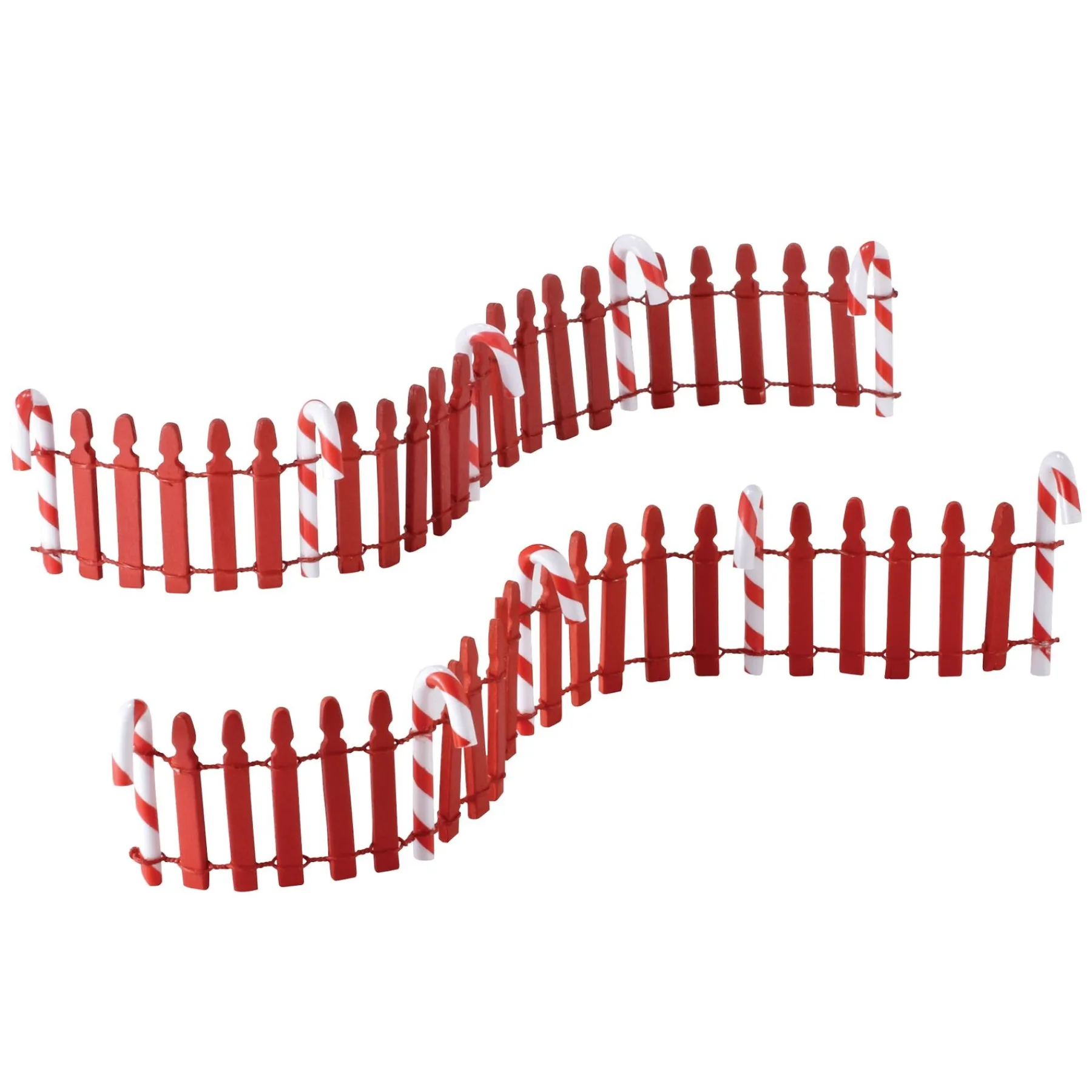 Department 56 Village Accessories|Peppermint Fence St/2